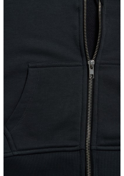 (Kids Girl) Fermuarlı Kapüşonlu Kanguru Cep Sweatshirt modelleri