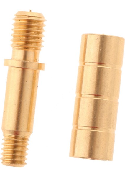 Havuz Cue Ortak Vida Bilardo Cue Aksesuarı Sağlam Metal Uzatma Donanımı 12MMX49MM 12.5X35MM (Yurt Dışından)