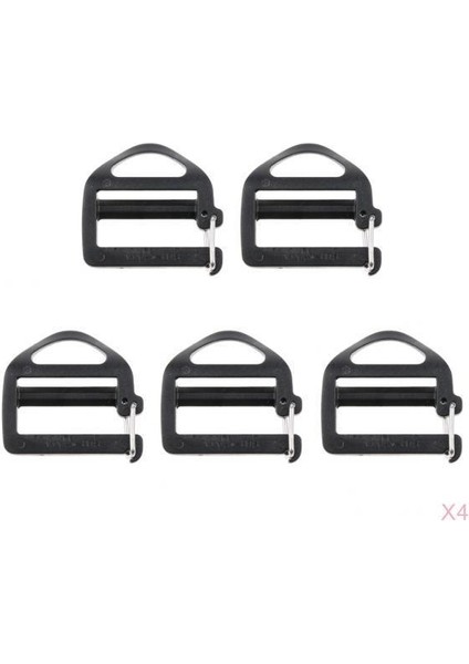25MM Askı Dış Ataşmanı Için 4x 5 Dokuma Tokaları (Yurt Dışından)