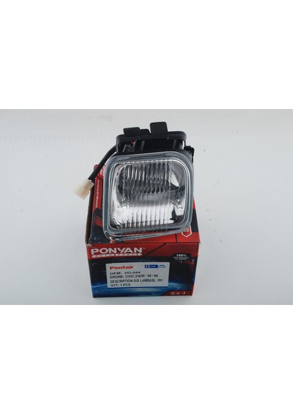Cn Sağ Sis Lambası Kare Honda Civic 1996-1998 Hatchback Uyumlu HD044RH modelleri