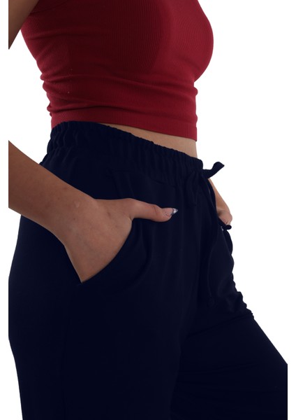 Kadın Lacivert Eşofman Altı (Büyük Beden Seçeneğiyle) fiyatları