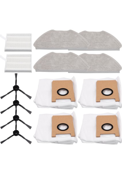 T20 Robot Yedek Aksesuarları Hepa Filtreleri Yan Fırçalar Toz Torbaları Yedek Parçaları (Yurt Dışından) modelleri