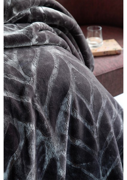 Loyal Gray Çift Kişilik Battaniye 220X240 cm fırsatları