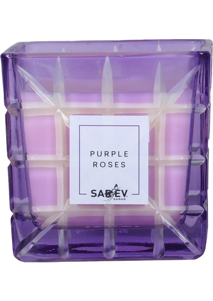 Purple Roses Scented Candle/kokulu Mum fiyatları