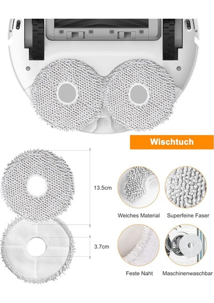 L10S Ultra / L10 Robot Süpürge Ana Yan Fırça Hepa Filtre Paspas Pedi Toz Torbaları Aksesuarları (Yurt Dışından) fırsatları