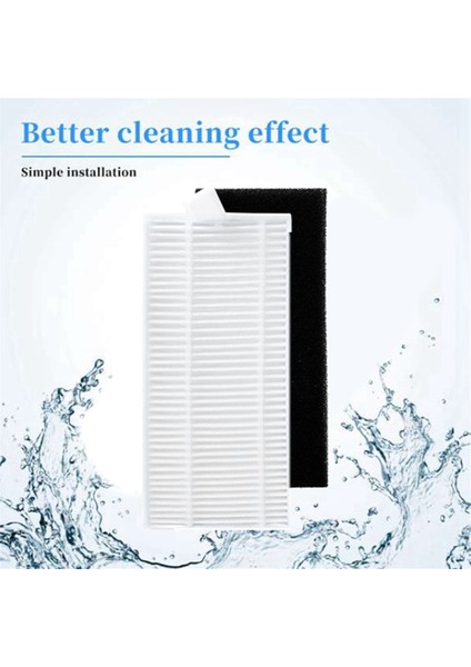 12PCS Conga 7490 Ölümsüz Serisi / 8290 Ölümsüz Serisi Vakum Süpürge Hepa Filtre Yedek Parçaları (Yurt Dışından)