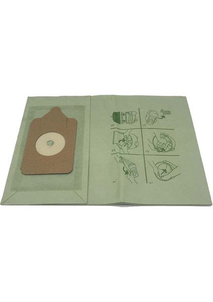 Nvm-1ch HVR200-11 Robot Süpürge Yedek Torbası Için 20 Adet Vakumlu Kağıt Toz Torbası (Yurt Dışından)