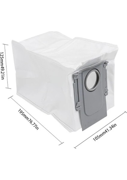 Maxv / P10 Pro Robot Süpürgeler Için Ana Yan Fırça Filtre Paspas Bezleri Toz Torbası Parçaları (Yurt Dışından)