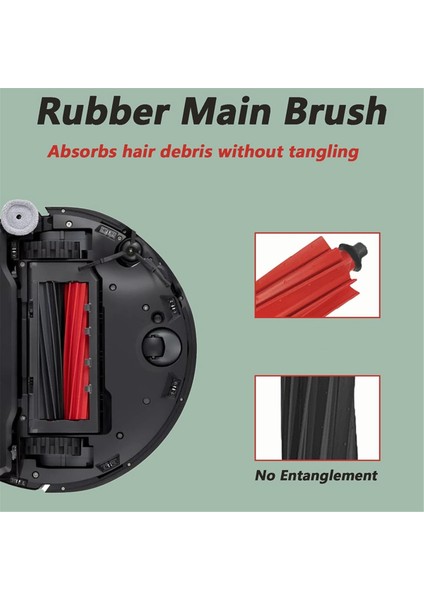 Roborock Qrevo Master / P10S Pro V20 Robot Vakum Temizleyici Ana Yan Fırça Hepa Filtre Mop Bez Tuz Torbaları Parçalar (Yurt Dışından)