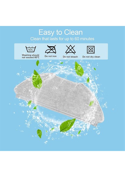 T20 Robot Süpürge Için Mop Bezi Pedleri Yıkanabilir ve Tekrar Kullanılabilir Yumuşak Ped Aksesuarları (Yurt Dışından) modelleri