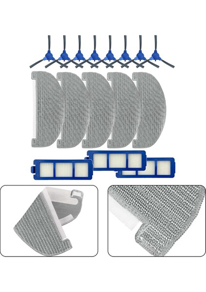 Robovac G40/G40 Hybrid+ Robot Süpürge Yan Fırça Hepa Filtre Paspas Bezi Yedek Aksesuarları (Yurt Dışından) fırsatları