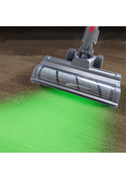 V7 V8 V10 V11 V15 Elektrikli Süpürge Ataşmanı Yumuşak Silindir Fırça LED Toz Işıkları Anahtar Kilidi (Yurt Dışından)