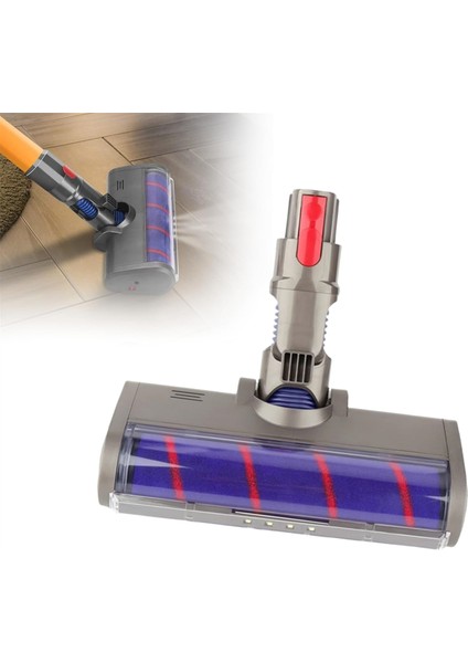 V15 V11 V10 V8 V7 Vakumlar Için Toz Işığı ile Yumuşak Silindir Fırça Değişimi Sert Ahşap Temizleyici (Yurt Dışından) fırsatları