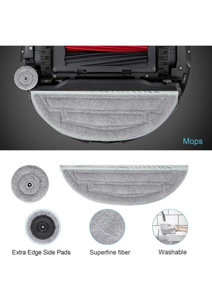 S8 Maxv Ultra Robot Süpürge Ana Yan Fırça Hepa Filtre Paspas Bezi Toz Torbaları Yedek Aksesuarları (Yurt Dışından) fırsatları