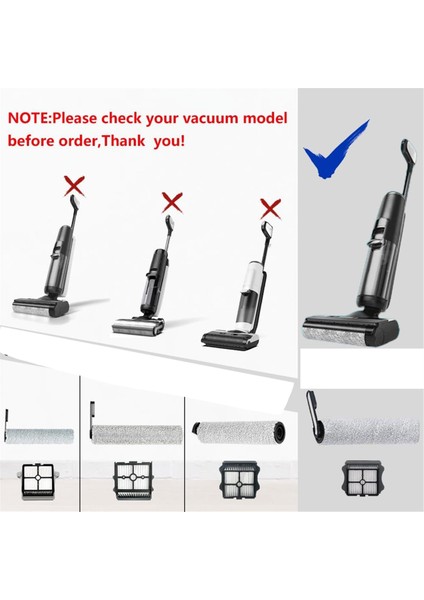 S5 / Pro /s5 2 Mavi Kablosuz Islak Kuru Elektrikli Süpürge Için Fırça Silindiri ve Hepa Filtre Değişimi (Yurt Dışından)