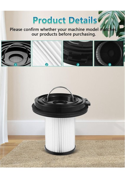 Cleanview Xr 200W/PET 300W Için 4 Paket Hepa Kıvrımlı Filtre Yedeği, 1638010'U Değiştirin (Yurt Dışından) fırsatları