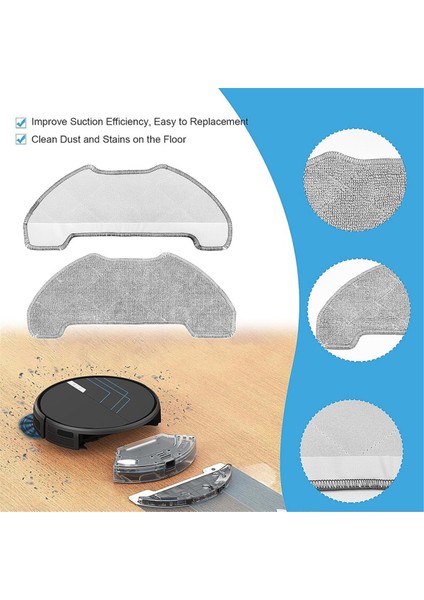 P30 P20 Elektrikli Süpürge Robot Aksesuarları Ana Yan Fırça Paspas Bezi Yedek Parçaları (Yurt Dışından) modelleri