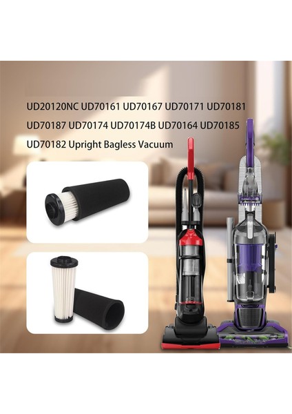 F112 Dikey Elektrikli Süpürge Için Filtre Değişimi, Motor Öncesi Koku Tutma Seti, Parça Değiştirme AD47936 (Yurt Dışından)