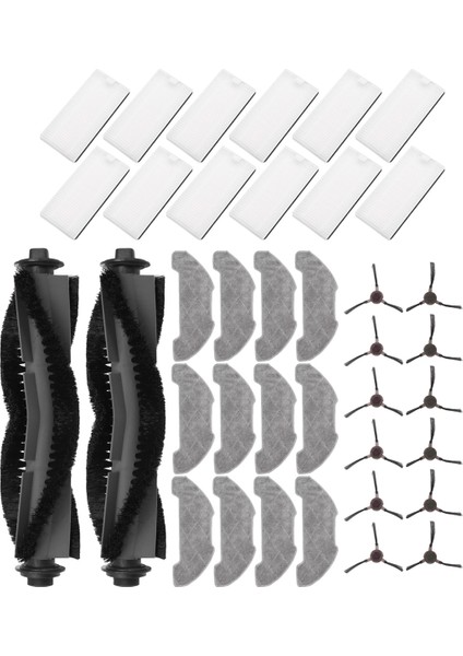 P30 / P20 Robot Süpürge Yedek Parçaları Ana Silindir Yan Fırça Hepa Filtre Paspas Bezi Aksesuarları (Yurt Dışından)