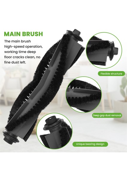 P30 / P20 Robot Süpürge Yedek Parçaları Ana Silindir Yan Fırça Hepa Filtre Paspas Bezi Aksesuarları (Yurt Dışından) fırsatları