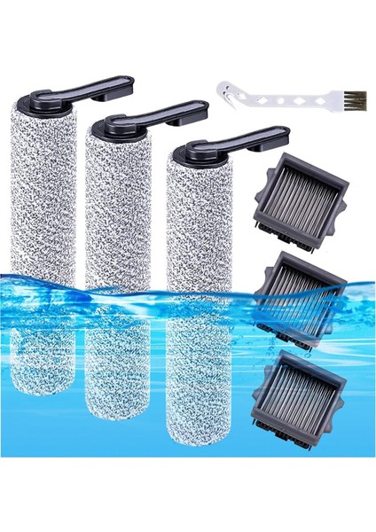 Floor One S5 / S5 Pro Scrubber Kablosuz Islak Kuru Elektrikli Süpürge Yedek Parçaları Için Fırça Rulosu ve Filtre (Yurt Dışından) fiyatları