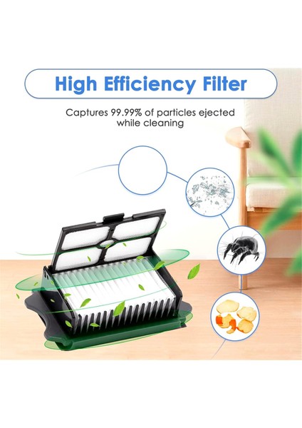 Floor One S5 / S5 Pro Scrubber Kablosuz Islak Kuru Elektrikli Süpürge Yedek Parçaları Için Fırça Rulosu ve Filtre (Yurt Dışından) fırsatları