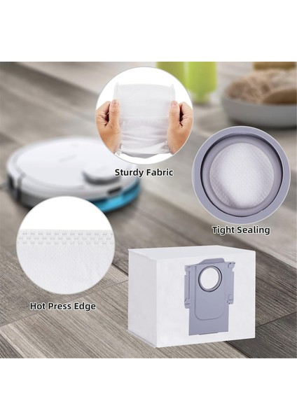 Taş Süpürme Robotu G10S/G20/S7/S8/Q5 Dokumasız Toz Torbası Süpürge Parçaları Için Aksesuarlar (Yurt Dışından)