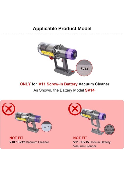 V11 SV14 Elektrikli Süpürge Güçlü Tetik Anahtarı Tertibatı, Yükseltilmiş Güç Düğmesi Yedek Parçaları (Yurt Dışından)
