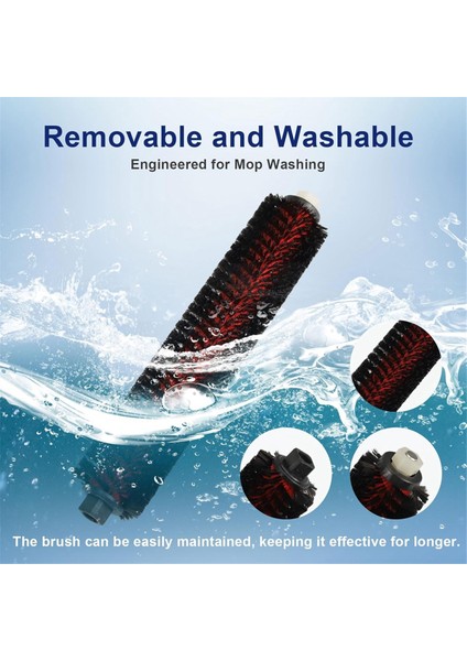 S8 Pro Ultra Robot Süpürge Yedek Parçaları Ana Yan Fırça Paspas Pedi Yıkanabilir Filtre Torbaları (Yurt Dışından) modelleri