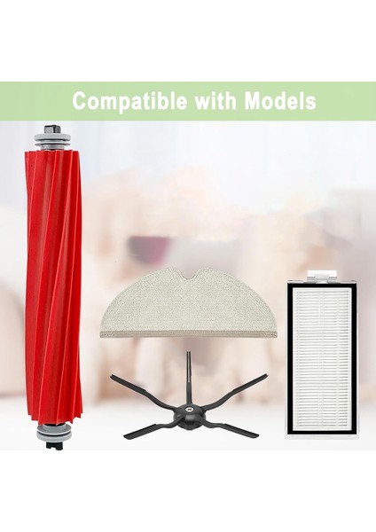 For + Max Max+ Elektrikli Süpürge Ana Yan Fırça Hepa Filtre Paspas Bezi Toz Torbası Yedek Parçaları (Yurt Dışından)