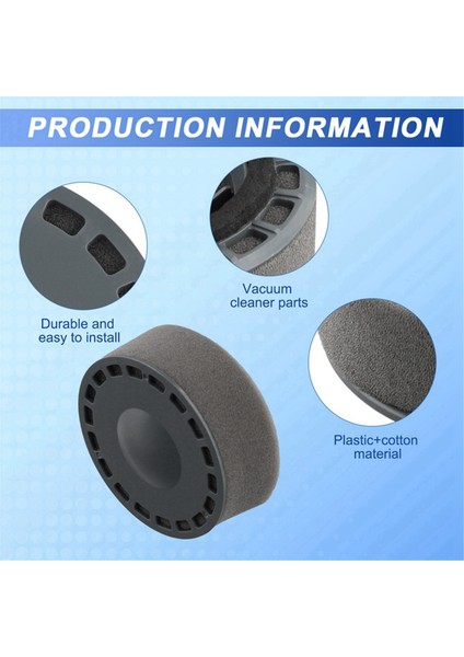 Viomi A9 Kablosuz Vakum Süpürge (VXXC09) Filtreleri Için Filtre Pamuk Montajı (Yurt Dışından)