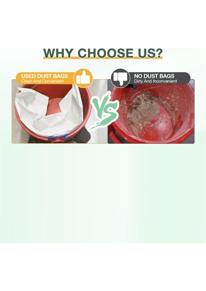 Adet 10-14 Galon Vakum Torbası Torbalar Için, Tek Kullanımlık Islak Kuru Vakum Toplama Parçası Değiştirme Tipi 90672 (Yurt Dışından) fırsatları