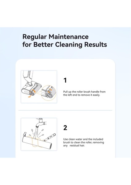 S10 Pro / S1/S1MAX Zemin Fırçalama Makinesi Elektrikli Süpürge Ana Silindir Fırça Aksesuarları Için Değiştirilebilir Parçalar (Yurt Dışından)