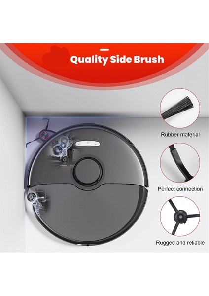 S8 Max/maxv Ultra Robot Süpürge Aksesuarları Silindir Fırça Yan Fırçalar Filtreler Paspas Pedleri Toz Torbaları (Yurt Dışından) fiyatları
