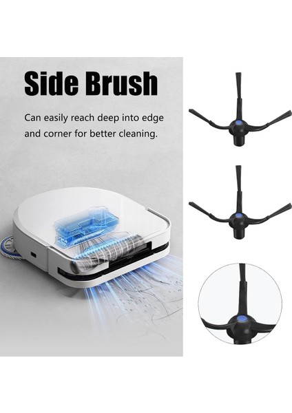 X5 Pro Için, Omni Robot Süpürge Ana Yan Fırça Hepa Filtreler Paspas Bezi Toz Torbaları Aksesuarlar (Yurt Dışından) fiyatları