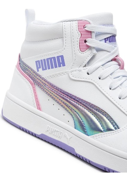 Beyaz Kadın Bot 39872501-PUMA REBOUNDV6MIDBOUNCYSKY