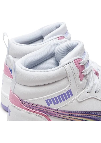 Beyaz Kadın Bot 39872501-PUMA REBOUNDV6MIDBOUNCYSKY