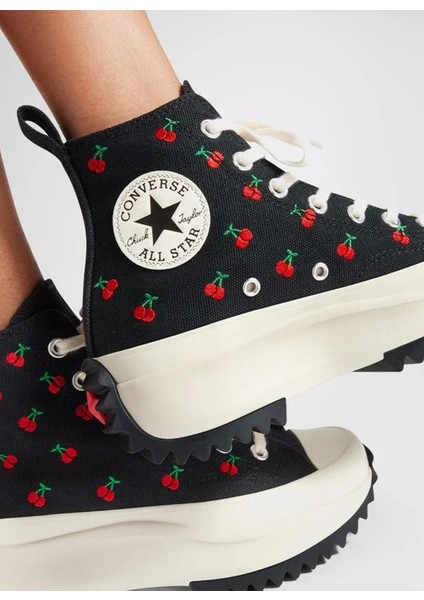 Siyah Kadın Kanvas Lifestyle Ayakkabı A08113C.001-RUN Star Hıke Platform fiyatları