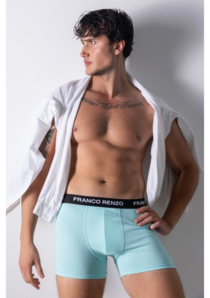 6'lı Lüx Kutulu Pamuklu ve Likralı Boxer modelleri