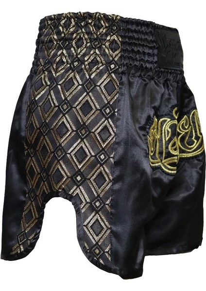 MT3028 Nakışlı Muaythai Şortu Muay Thai Antrenman Şortu