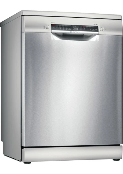 SMS4IKI62T 60 Cm gümüş Inox Serie 4 solo Bulaşık Makinesi