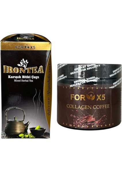 Irontea & Forx5 Collagen Kahve