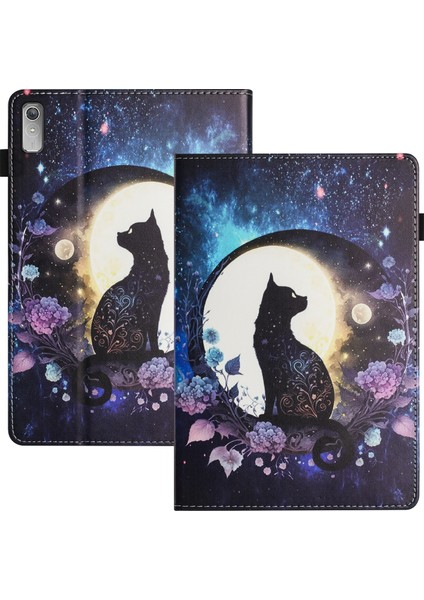 Lenovo Tab P11 Gen 2 Kedi Dikiş Tablet Kılıfı (Yurt Dışından)