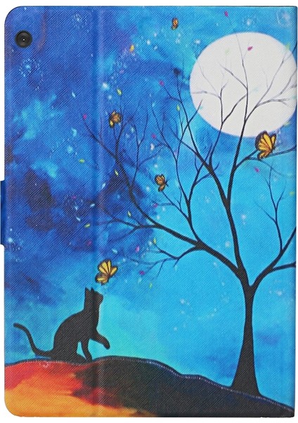 Lenovo Tab M10 X605F X505 Deri Ayışığı Kedi Tablet Kılıfı (Yurt Dışından) fırsatları