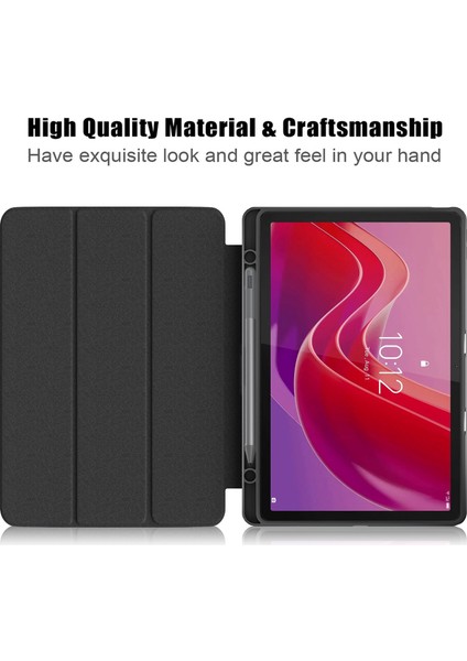 Lenovo Tab M11 / Xiaoxin Pad 2024 Samanyolu Boyalı Deri Tablet Kılıfı (Yurt Dışından)