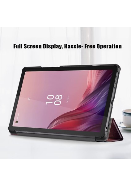 Lenovo Tab M9 TB-310FU Gün Batımı Deri Akıllı Tablet Kılıfı (Yurt Dışından)