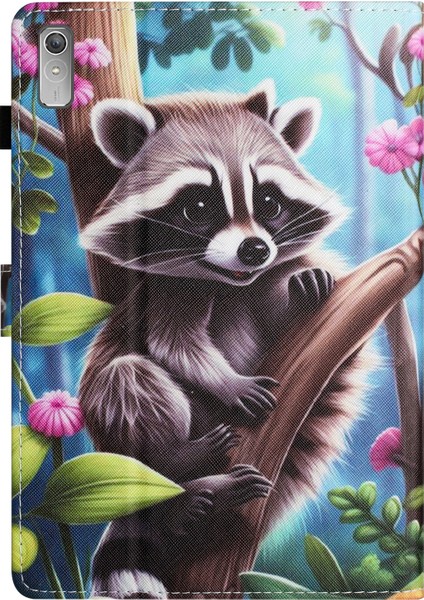 Lenovo Tab P11 Gen 2 Rakun Akıllı Deri Tablet Kılıfı (Yurt Dışından) fırsatları