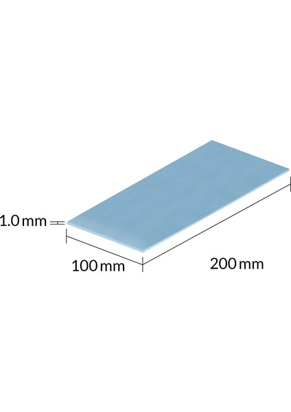 Tp-3 Üstün Performanslı Termal Ped 200X100MM / 1mm (2'li Paket) (AR-ACTPD00059A)