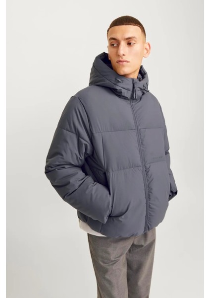 Erkek Jorvesterbro Puffer Mont AW24 - Gri modelleri