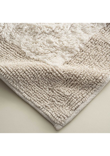 Petra 2'li Banyo Paspas Seti %100 Karde Pamuk Krem 60X90-40X60 fiyatları